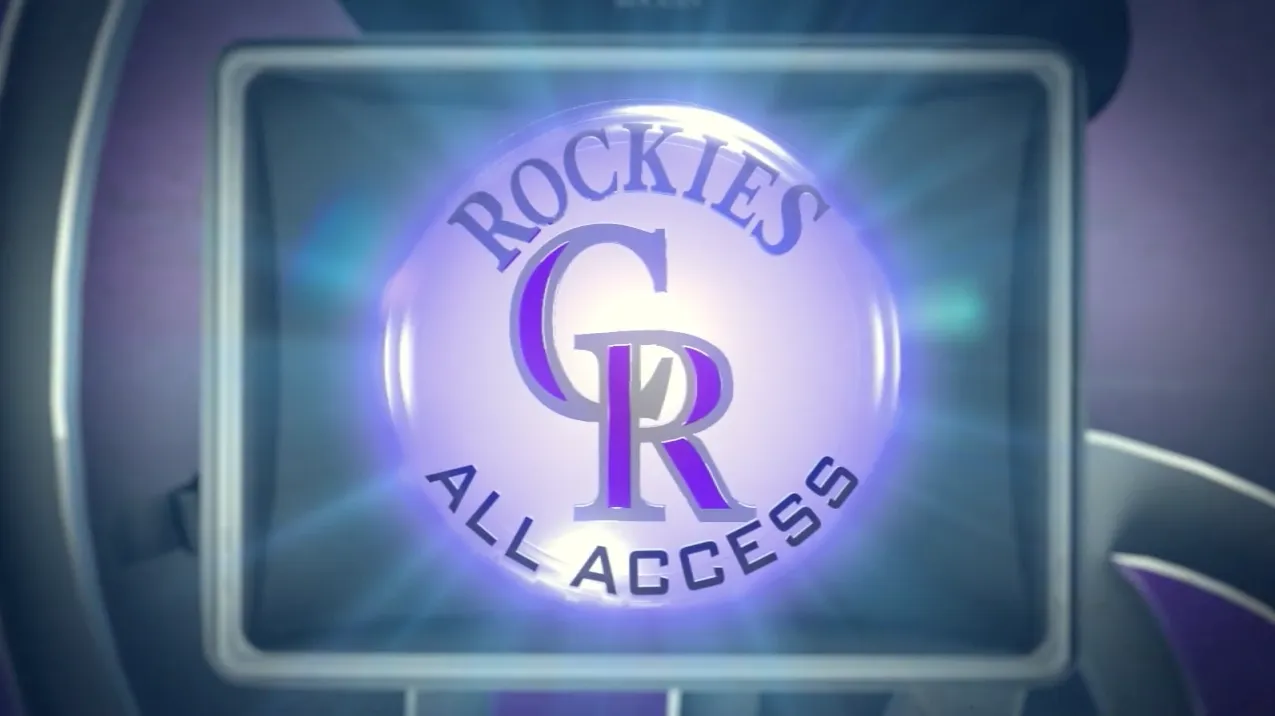Rockies All Access glass title frame