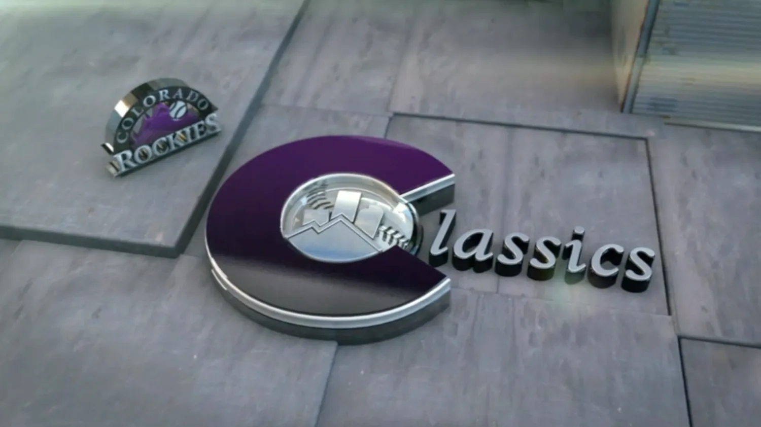 Rockies Classics package frame with the Colorado C