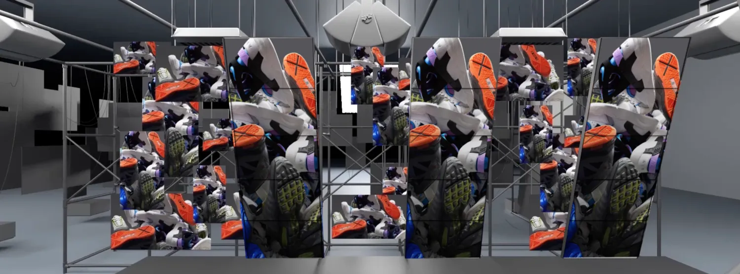 House of Hoops second LeBron tunnel display mockup