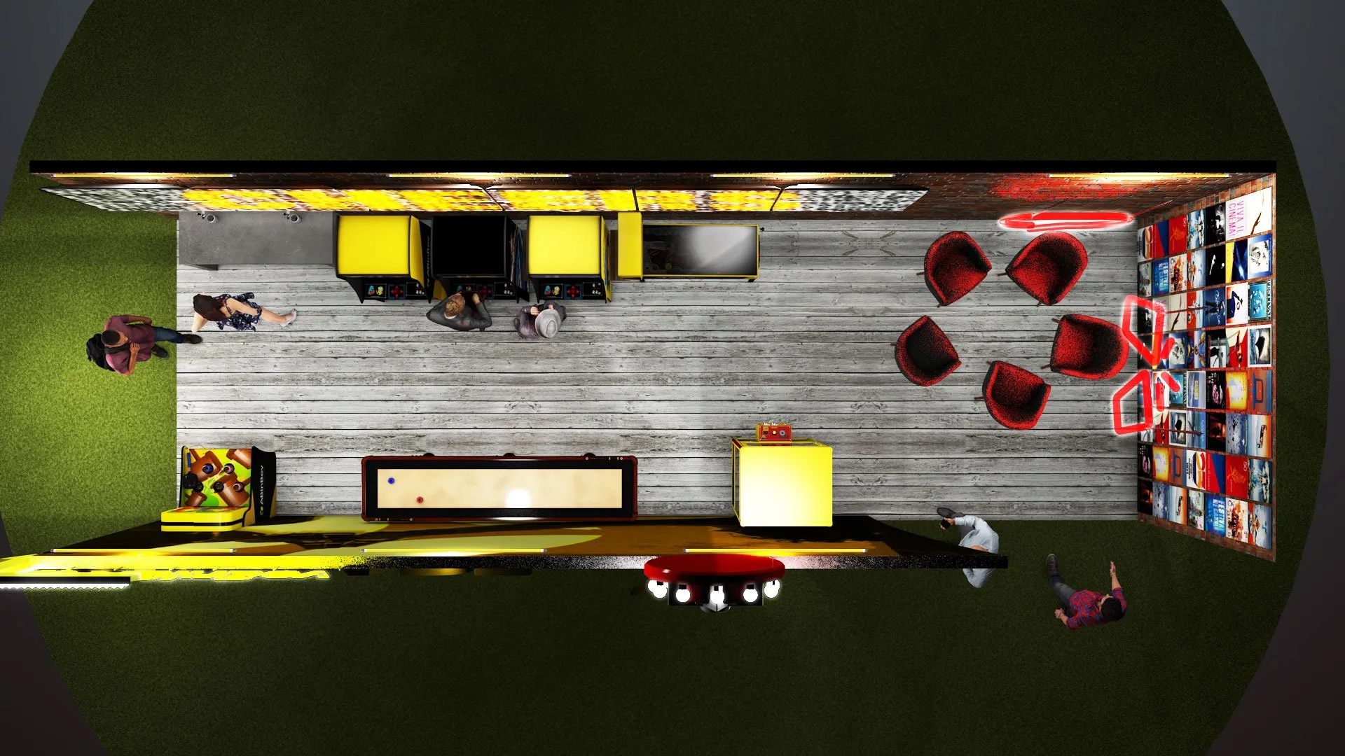 Third client view of the proposed ABInBev Cannes barcade