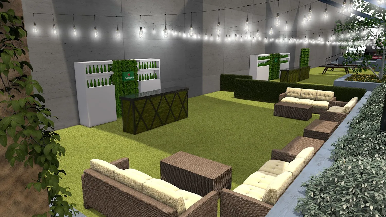 Heineken Rivalry Week VIP bar