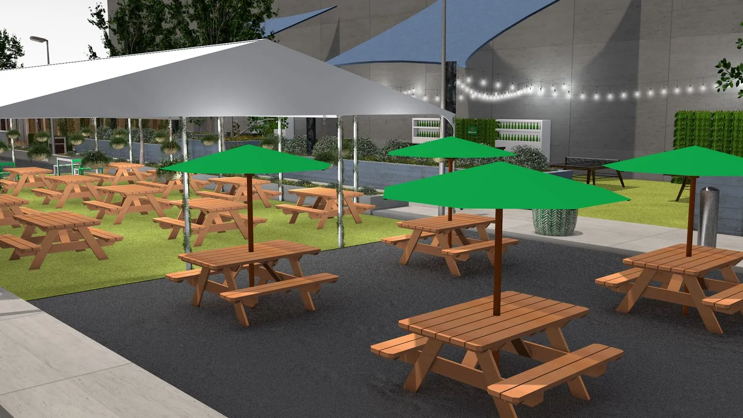 Heineken Rivalry Week picnic area