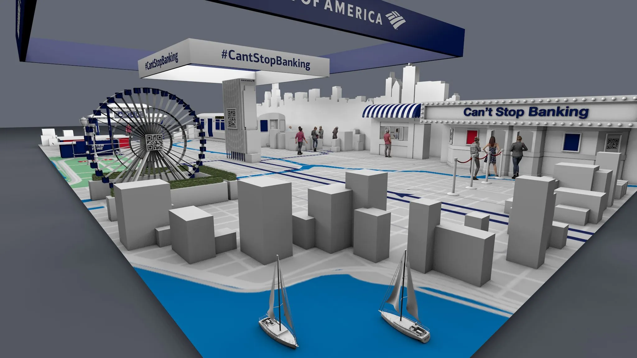 Chicago Marathon interactive experience view seven
